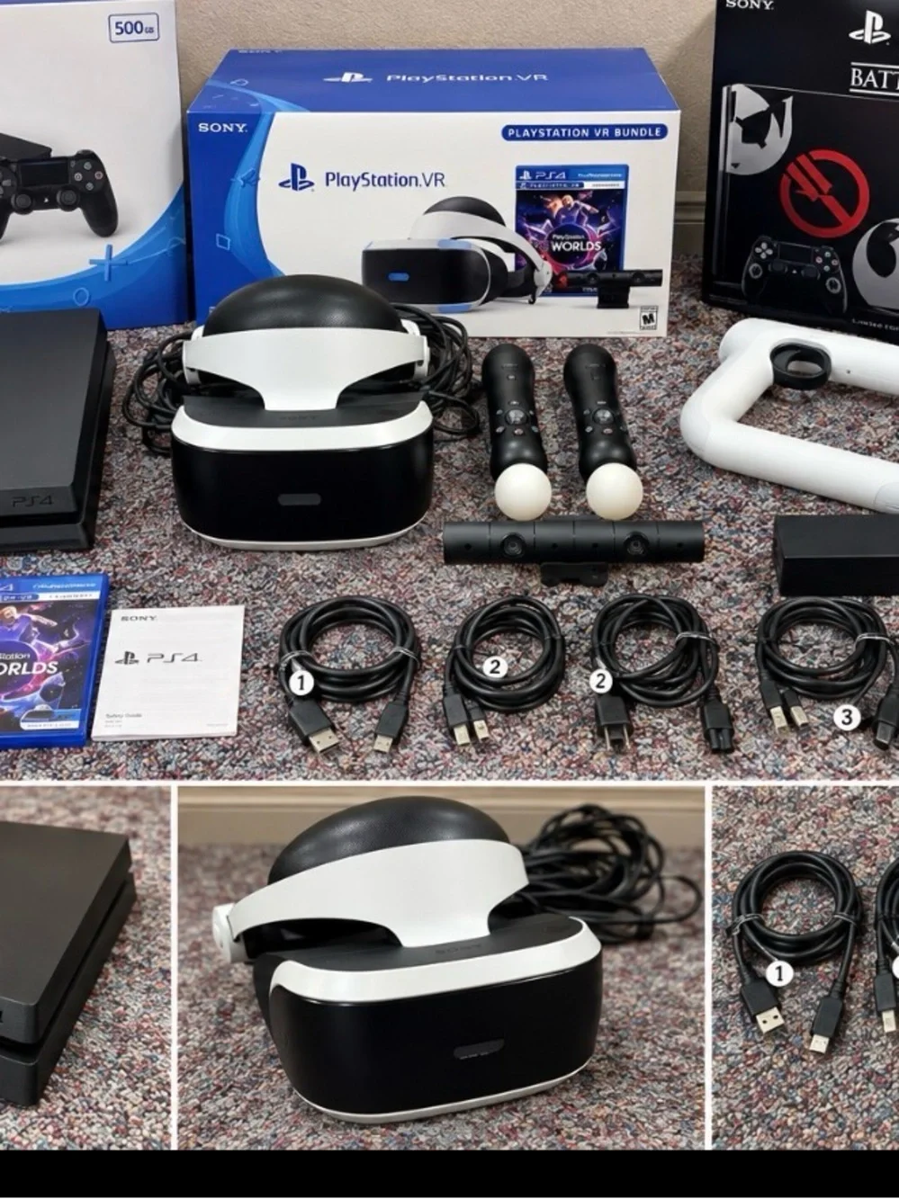 Sony PS4 + PlayStation VR complete bundle